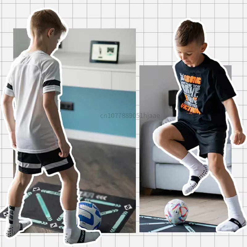 Durable Non-Slip Foldable Football Training Mat for Dribbling Practice - Indoor and Outdoor Equipment for Kids and Adults