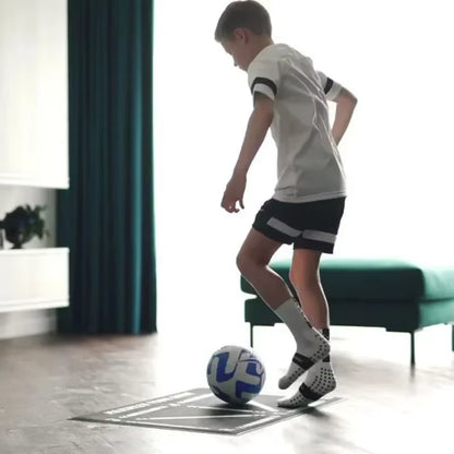 Durable Non-Slip Foldable Football Training Mat for Dribbling Practice - Indoor and Outdoor Equipment for Kids and Adults